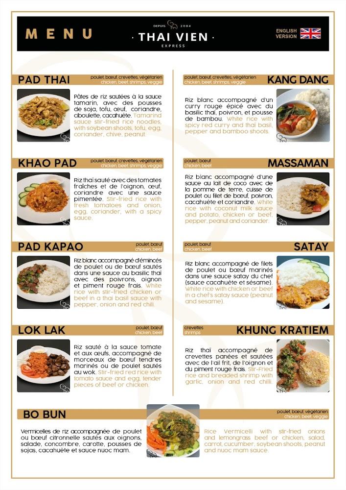 Thaï Vien Express - Menu Image 2